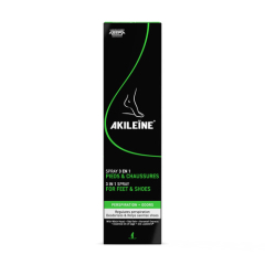 Akileine 3 In 1 Deoderising Spray For Feet And Shoes