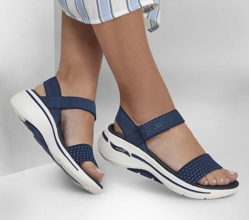 Walking sandals womens skechers on sale