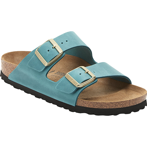 Birkenstock Arizona Nubuck Leather W Buckle Sandal Narrow
