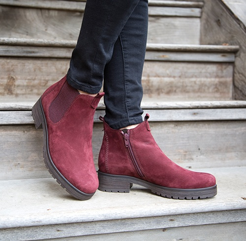 Gabor burgundy shoes discount