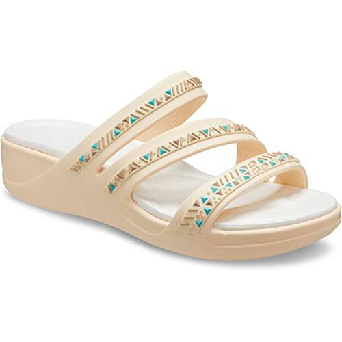 Womens croc wedge sandals 2025