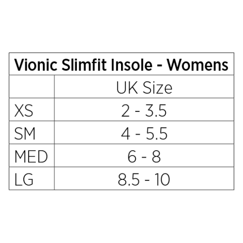Vionic sizing online