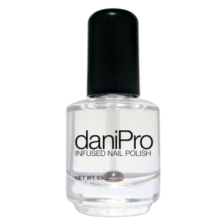 DaniPro Infused Nail Polish Clear Top 