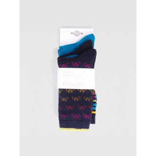 Thought Brandon Bamboo Bike Pack Of Socks Multi 7-11UK