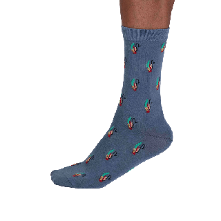 Buy wholesale Finley Organic Cotton Fly Fishing Socks - Misty Blue