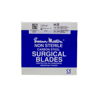 Swann Morton Blades Blue Carbon: Non-Sterile