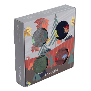 Thought Socks Winter Bamboo Gift Box Of 4 Socks UK 7-11