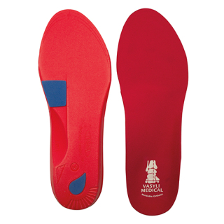Vasyli Custom Red Full Length Orthotics