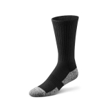 Dr Comfort Crew Socks Black Large UK 10-11.5