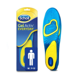 Scholl Gel Active Insoles Everyday Mens UK7 - 12