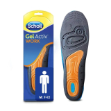 Scholl Gel Active Insoles Work Men UK 7-12